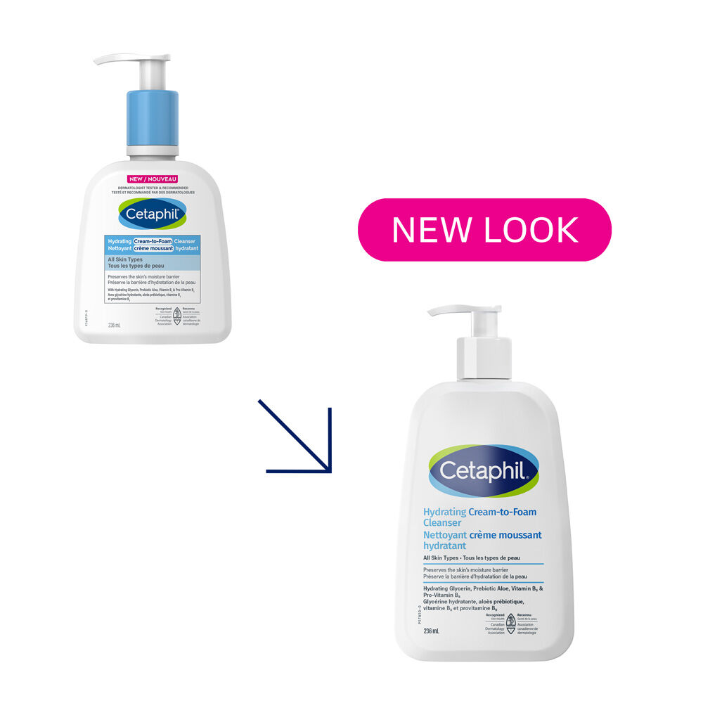 Cetaphil Hydrating Cream-to-Foam Cleanser