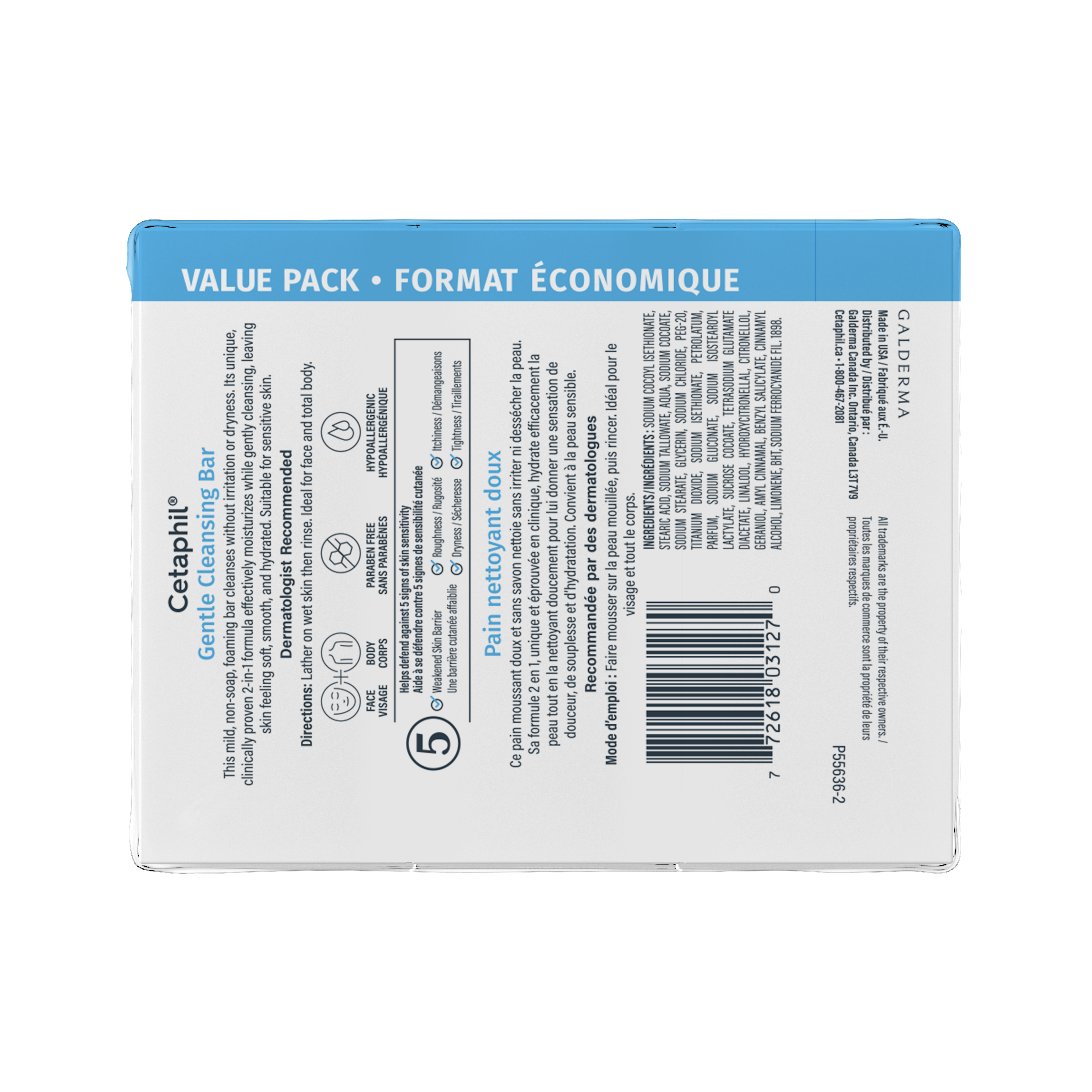 Nettoyant doux en pain