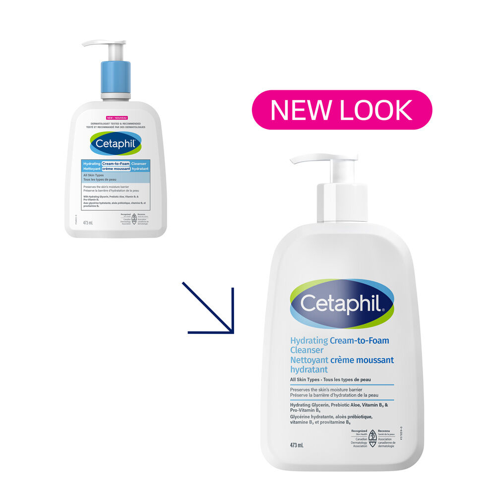 Cetaphil Hydrating Cream-to-Foam Cleanser