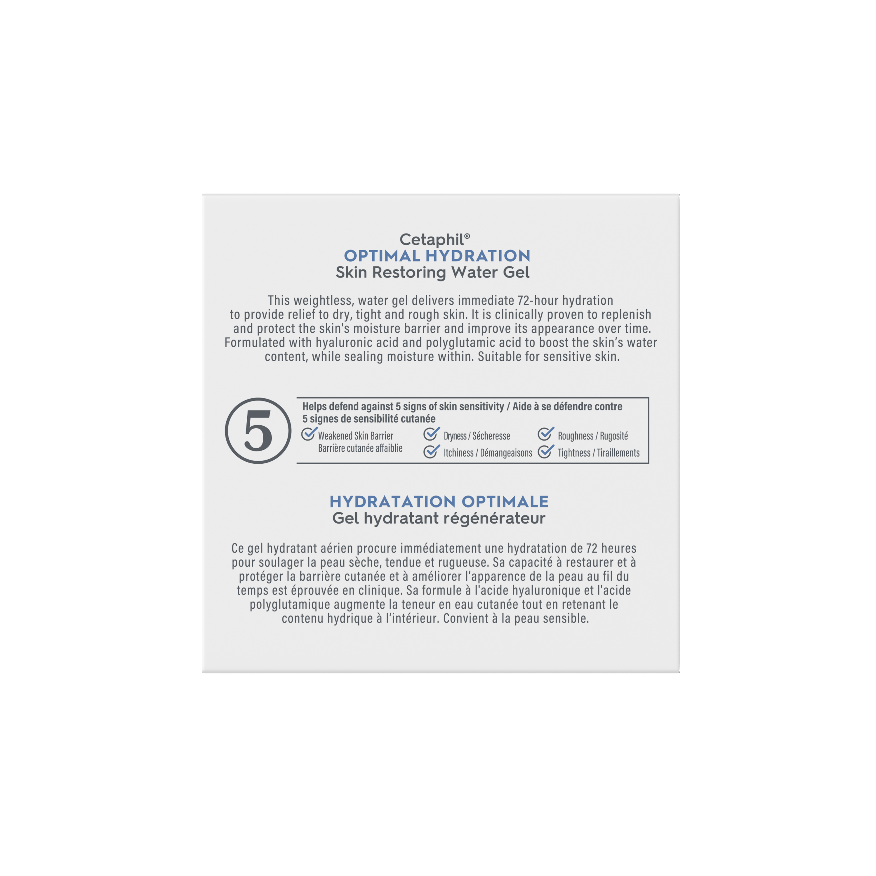 Optimal Hydration Skin Restoring Water Gel