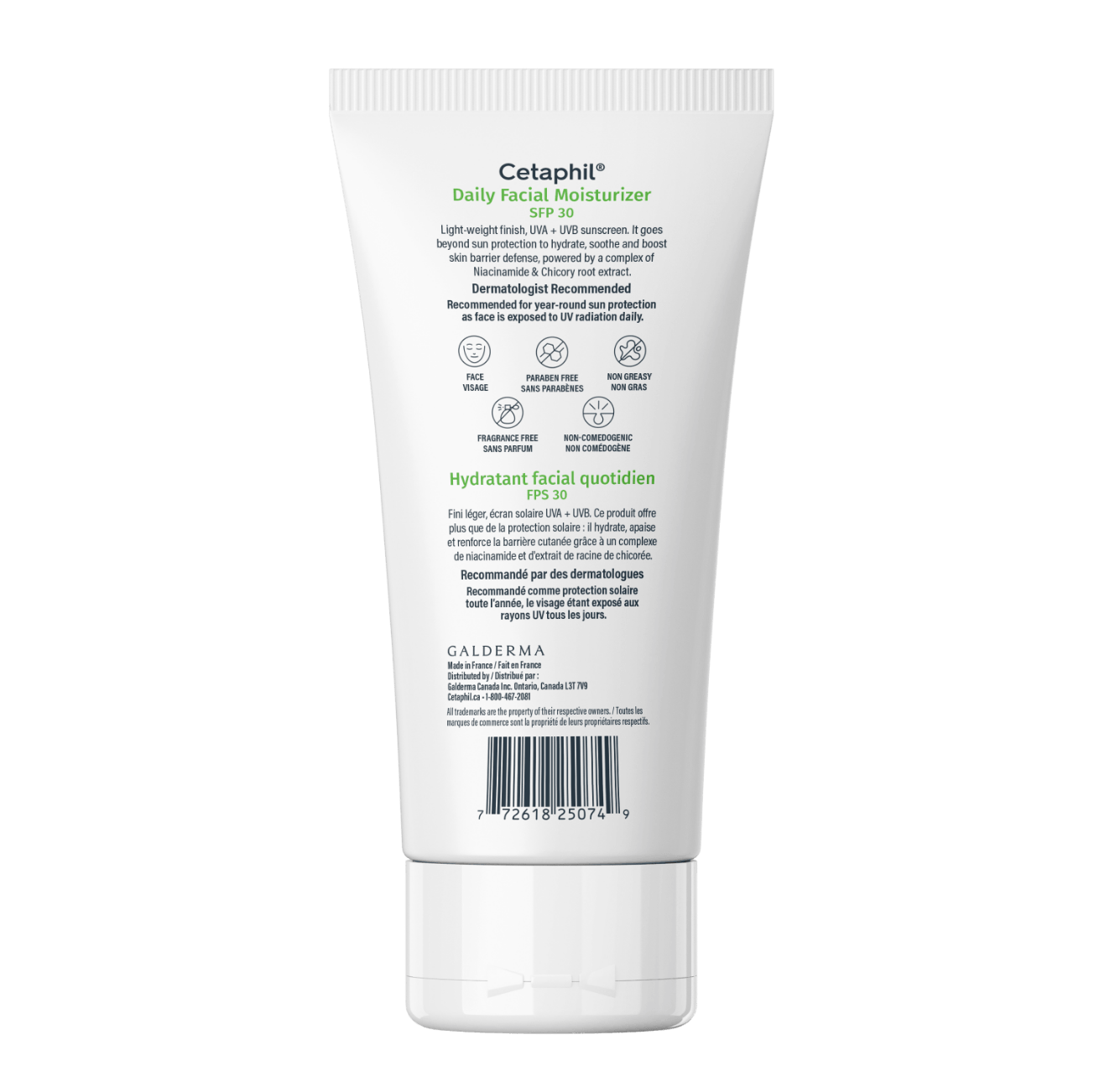 Hydratant facial quotidien FPS 30