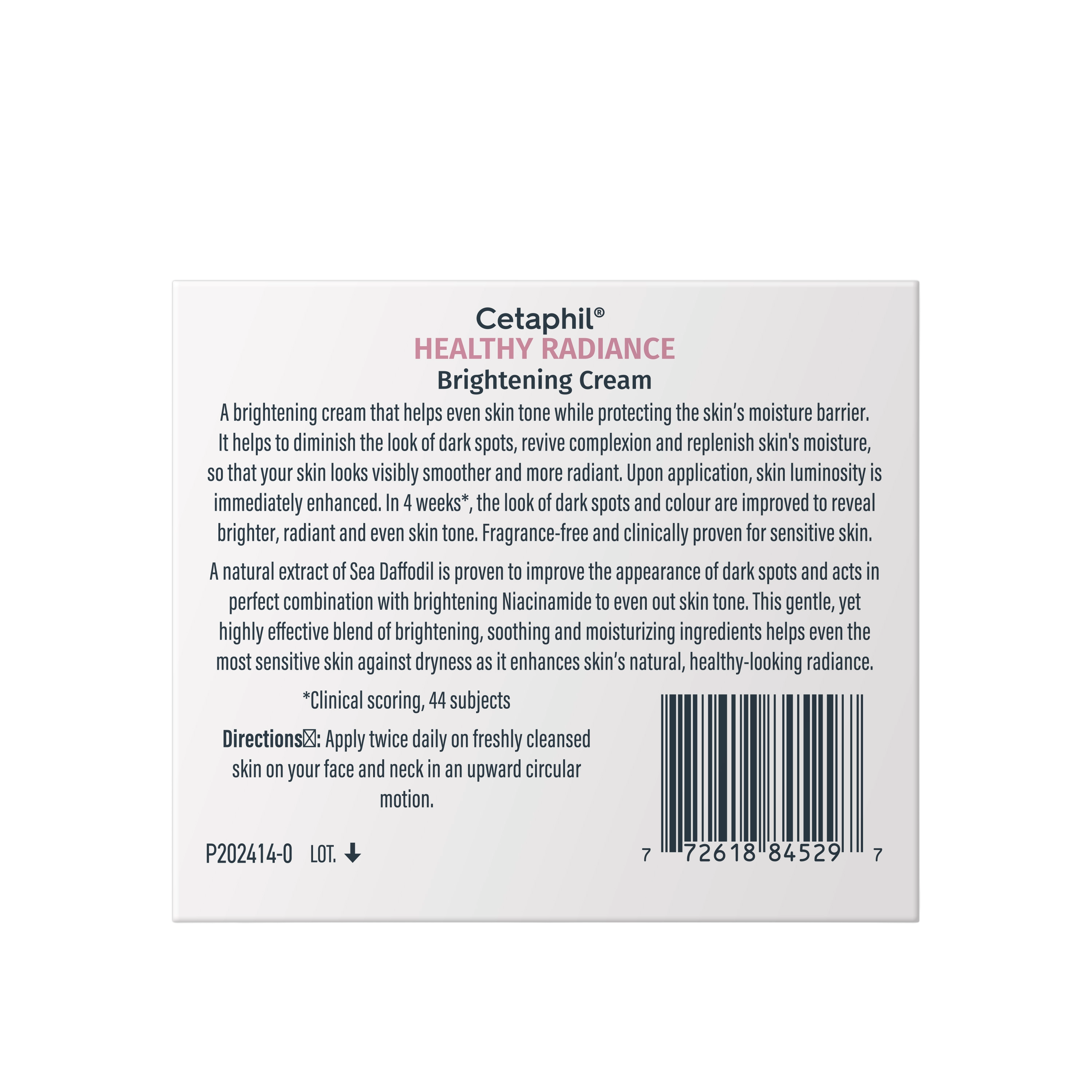Cr&egrave;me illuminatrice &Eacute;clat de sant&eacute; Cetaphil