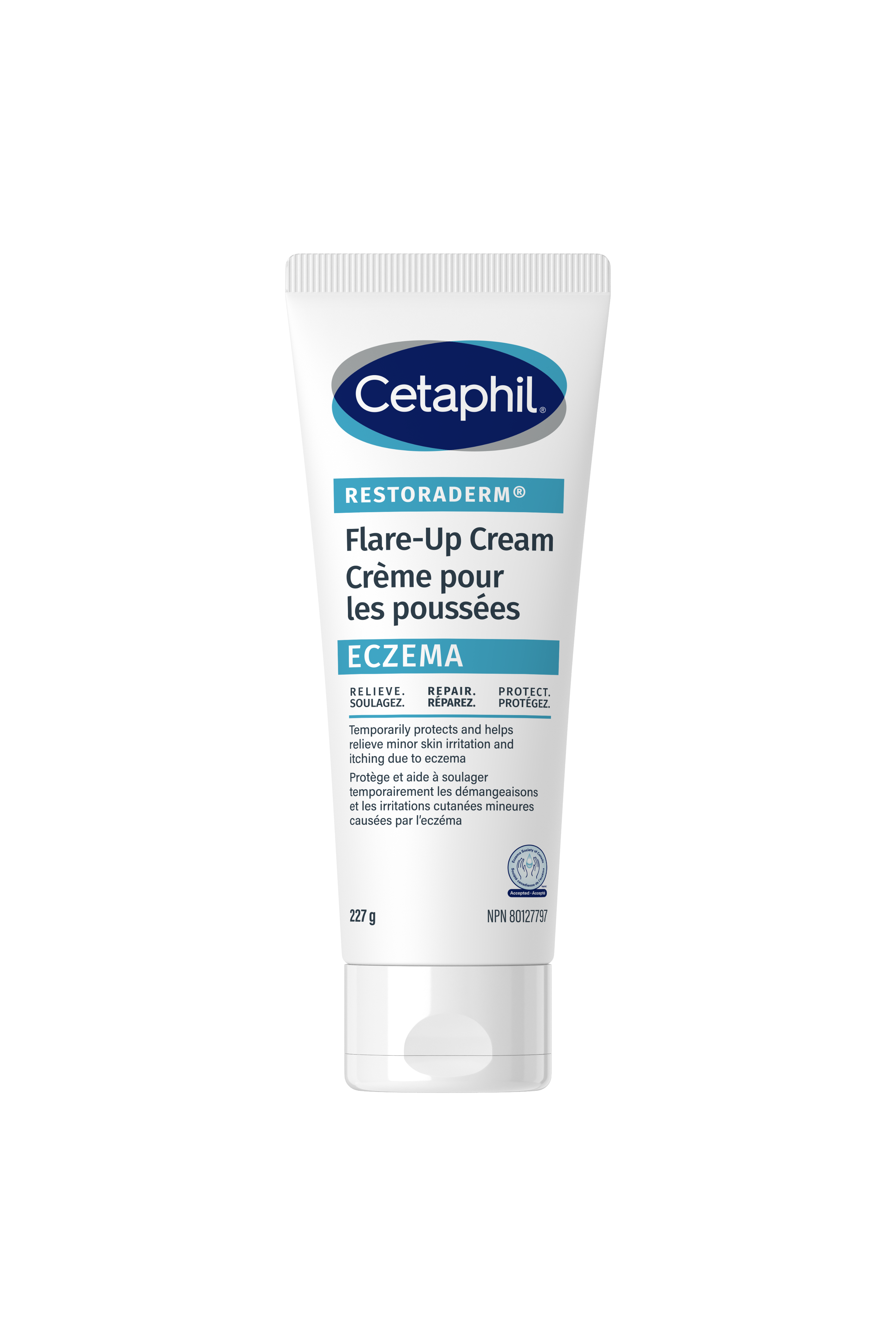 Cr&egrave;me apaisante contre les pouss&eacute;es d&rsquo;ecz&eacute;ma Restoraderm&reg;