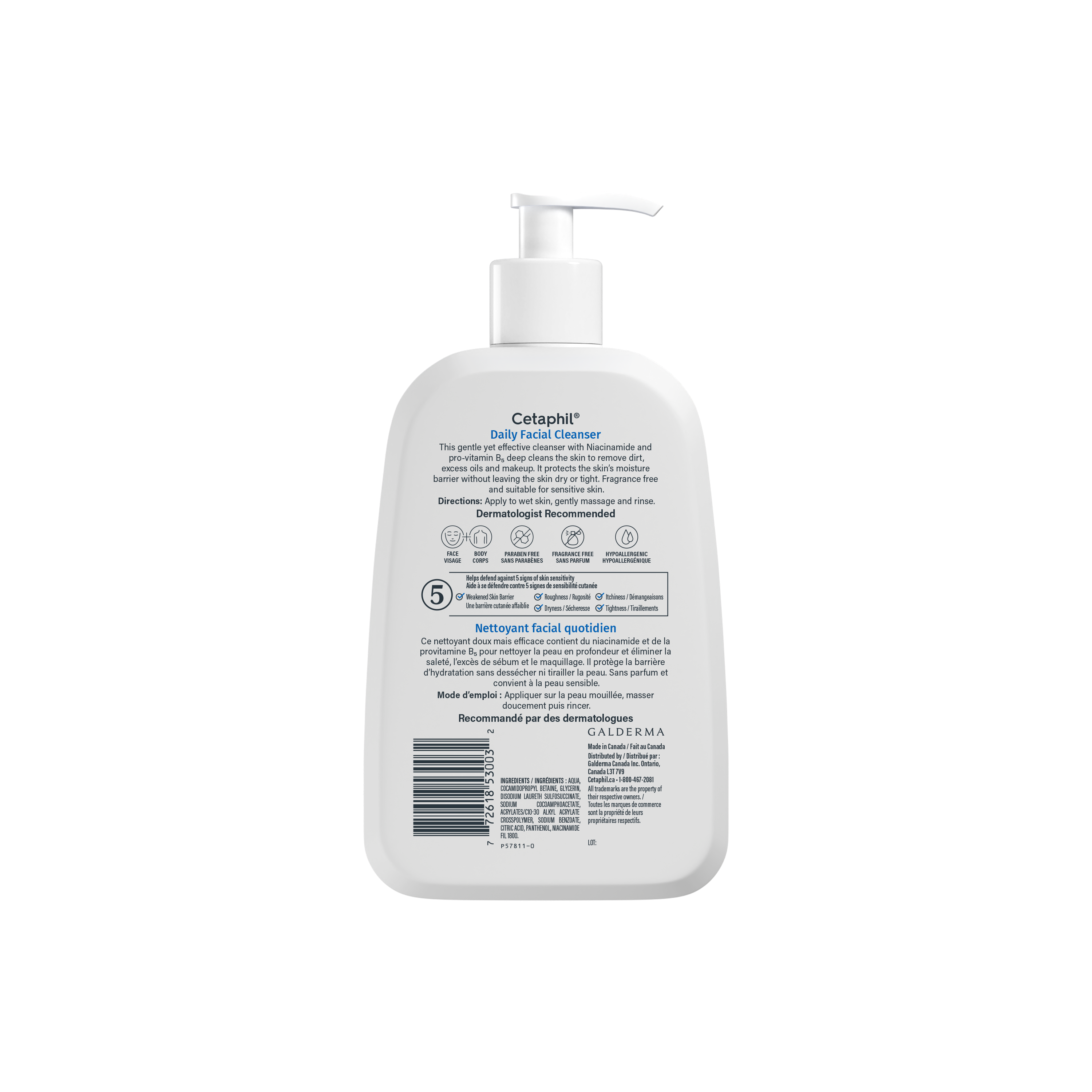 Nettoyant facial quotidien Cetaphil