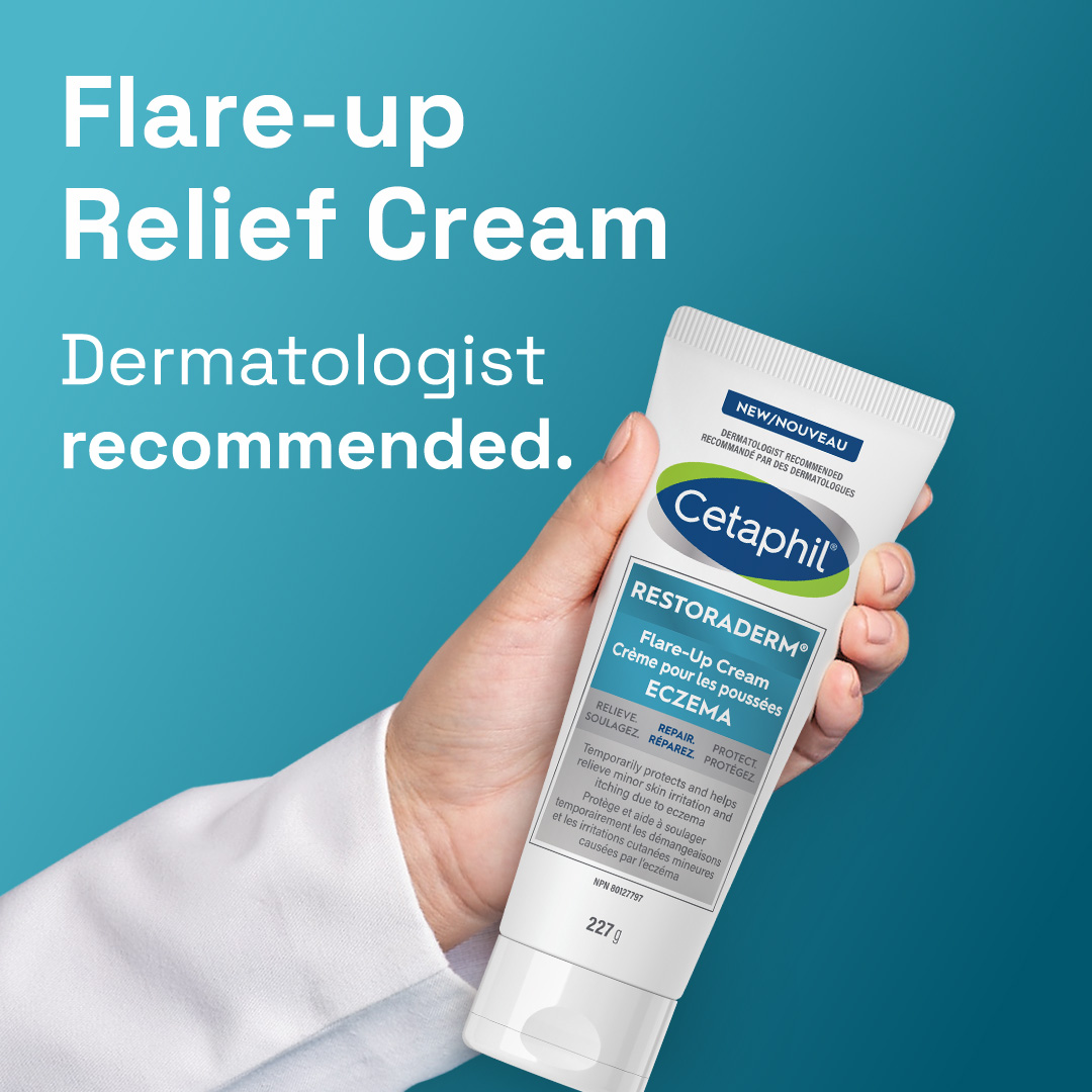 Repatha Rash Cream Restoraderm® Eczema Flare-Up Relief Cream | Cetaphil Canada