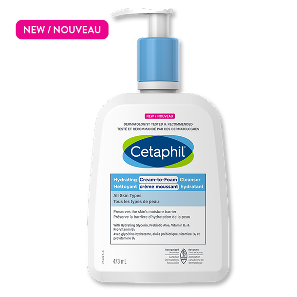 Cetaphil Hydrating Cream-to-Foam Cleanser